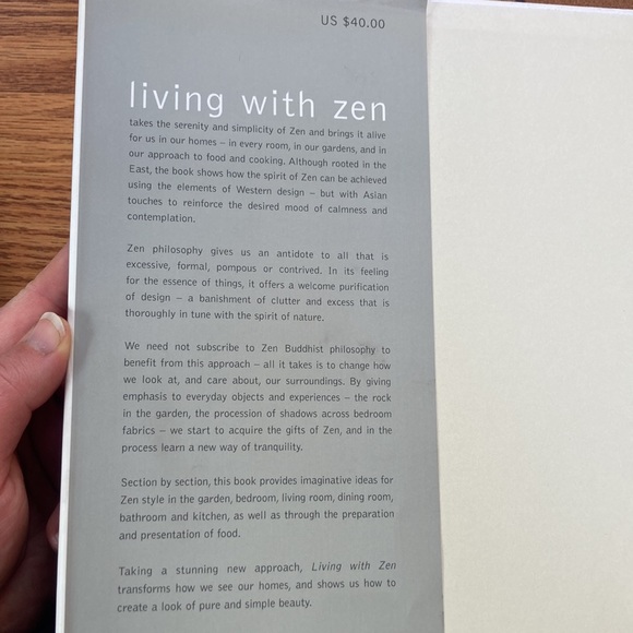 BOOK Living with Zen design concept coffee table book - Picture 2 of 15